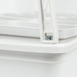 ULT-P34N-10W/SPLE IP65 WHITE 12 Набор Минисад, светильник для растений светодиодный с подставкой. Спектр для фотосинтеза. 12 кашпо в/к, белые. TM ФитоЛето