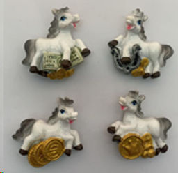 Магнит Лошадь/ 25328-2 /уп 48/1152/ Символ года 2026