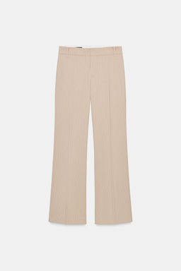 PANTAL?N RECTO RAYA DIPLOM?TICA / Beige - Zara фото 4