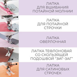 Набор лапок для швейной машины, 5 шт.