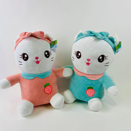 Мягкая игрушка Кошка с ягодкой на животе 45 см - Storyland фото 2