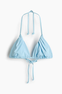 Top de bikini triangular con relleno
