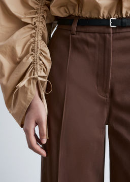 Pantalones de algod?n con pliegues marcados - H&m фото 7