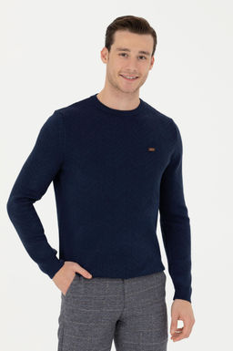 Мужской темно-синий свитер - U.s. polo assn фото 17