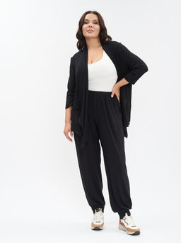 Кардиган из трикотажа KA31803BLK01 - Артесса фото 4