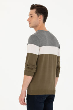 U. S. Polo Assn / Мужской свитер цвета хаки - U.s. polo assn фото 19