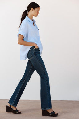 Z1975 FLARED HIGH-WAIST JEANS - Zara фото 11