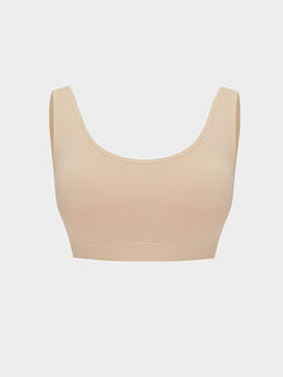 Balensiz Dolgusuz D?z Seamless Sporcu S?tyen