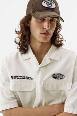 Camisa cargo de manga corta Relaxed Fit - H&m фото 9