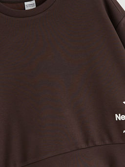 Bisiklet Yaka K?z ?ocuk Soft Touch Sweatshirt ve Tayt