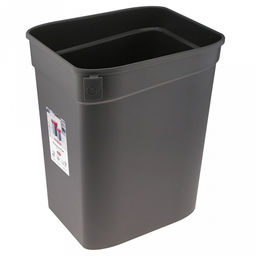 Ведро для мусора с плавающей крышкой пластмассовое Smart Bin 25л, 33,3х26,9х45,7см, с креплением для мусорных пакетов, зеленый, Econova (Россия) - Домашняя мода фото 7