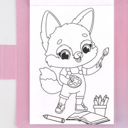 Подарочный набор, в открытке: отрывной блок с заданиями и карандаши «8 марта: Яркая звездочка»