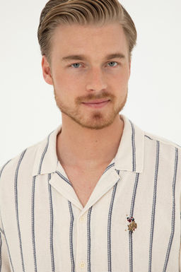 Мужская темно-синяя рубашка с коротким рукавом Неожиданная скидка в корзине - U.s. polo assn фото 3