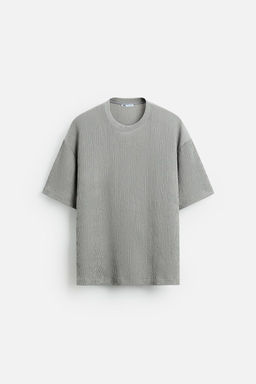 TEXTURED JACQUARD T-SHIRT - Zara фото 38
