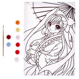 Картина по номерам Под зонтом, 20 30 см - Школа талантов фото 5