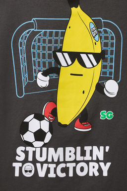 CAMISETA STUMBLE GUYS   SCOPELY / Gris antracita