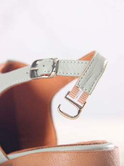 Босоножки 5133.23663be.Авокадо лион+коричневый