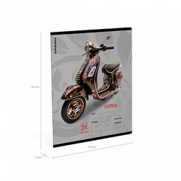 Цена за 10 шт. Тетрадь школьная ученическая ErichKrause Souvenir, 24 листа, линейка (в плёнке по 10 шт.)_MIX-PACK фото 10