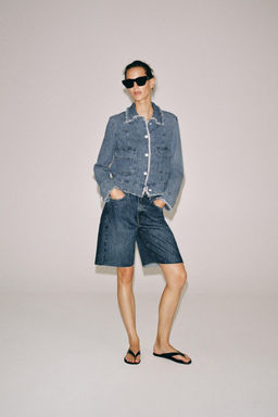 CHAQUETA DENIM ZW COLLECTION / Azul