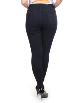 R8610-1# DARK BLUE Джеггинсы женские - Fashion фото 6
