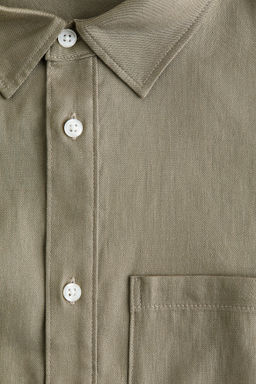 Camisa en mezcla de lino Easy Care Regular Fit - H&m фото 7