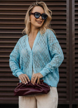 Жакет 100% лен - Синий лен фото 56