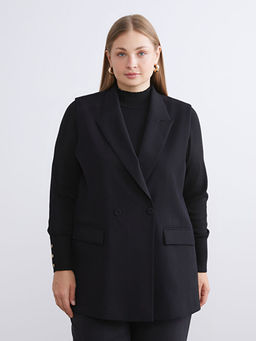 Kruvaze Yaka Kad?n Klasik Yelek