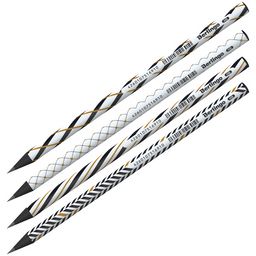 Цена за 2 шт. Карандаш ч/гр. BERLINGO "Vortex" HB, без ластика (BP01102) черное дерево, заточенный