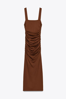 SHELL POLYAMIDE DRESS - Zara фото 17