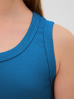 Майка кашкорсе в рубчик с лайкрой - Nota bene фото 11