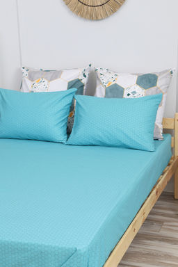 Наволочка поплин Соты-компаньон