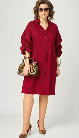 Платье EVA GRANT 7102 красный