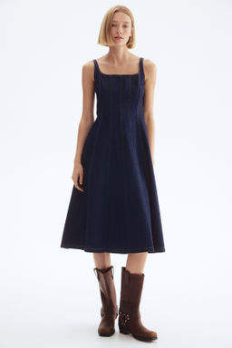 Vestido denim midi - H&m фото 2
