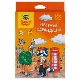 Карандаши Мульти-Пульти "Енот в Англии" 36цв. (СР_67800)