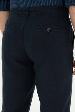 U. S. Polo Assn / Мужские темно-синие брюки из плотной ткани - U.s. polo assn фото 6