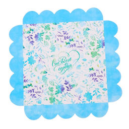 Цена за 5 шт. Коробка для печенья, кондитерская упаковка с пластиковой крышкой, От всего сердца, 18?18?3 см