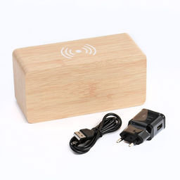 Часы - будильник электронные "Цифра-ТЗ", настольные, термометр, беспроводная QI зарядка