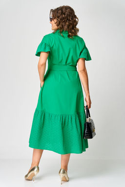 Платье EVA GRANT 7325Л изумруд