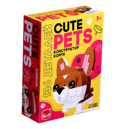 Конструктор Cute pets, Корги, 136 деталей - Unicon фото 2