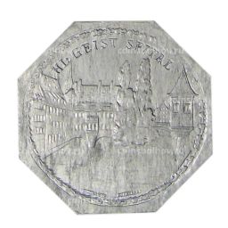20 пфеннигов 1921 года Германия  Трамвайный нотгельд  город Нюрнберг