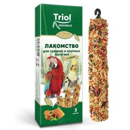 TRIOL лаком.д/сред.попуг. с медом 3 в 1 1/10 КФ15600 50161008