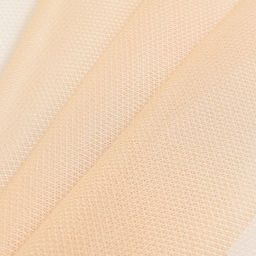 Цена за 91 шт. Ткань для рукоделия и шитья, сетка, ширина 150 см, бежевая