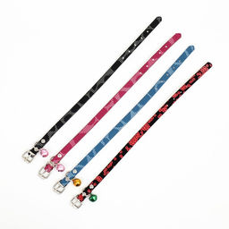 Ошейник Ромашка 30 х 1 см, искусственная кожа, микс расцветок - Пижон фото 8