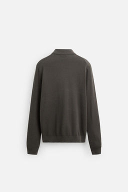 SILK/COTTON KNIT POLO SHIRT - Zara фото 9