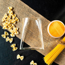 Банка для сыпучих Magistro «Эко. Трапеция», 550 мл, 8.5×12.5 см, с бамбуковой крышкой, стекло