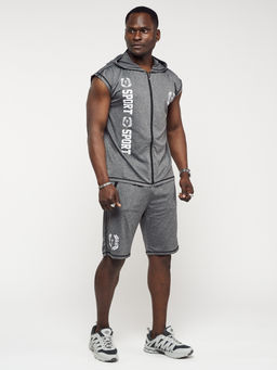 Спортивный костюм летний мужской серого цвета 2265Sr