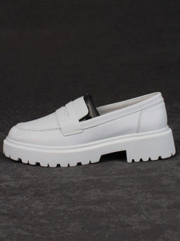 03-PDD178-5 LT. GRAY Полуботинки женские (натуральная кожа)