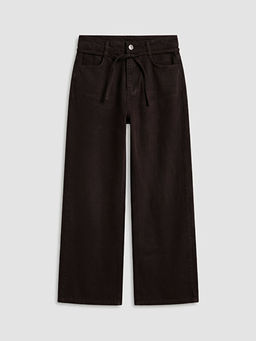 Wideleg K?z ?ocuk Gabardin Pantolon