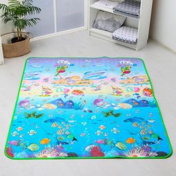 Игровой коврик для детей на фольгированной основе Морское путешествие, размер 180х150x0, 5 см, Крошка Я  фото 3