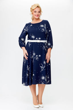 Блуза Swallow 803.2 черный+серебряный узор фото 927